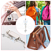4Pcs 2 Style Acrylic & Glass & Alloy Mobile Straps HJEW-HS00010-7