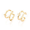Brass Cuff Earrings KK-T074-44G-2