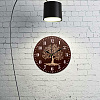 MDF Printed Wall Clock HJEW-WH0058-018-6