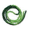 Transparent Gradient Color Glass Beads Strands GLAA-H021-01A-32-4