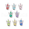 Transparent Acrylic Pendants PALLOY-JF03574-02-1