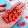 Opaque Crackle Acrylic Beads X1-MACR-S372-001N-009-5