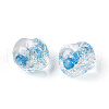 Handmade Foil Lampwork Beads FOIL-T007-01G-3