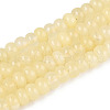 Dyed Natural White Jade Beads Strands G-T139-59A-15-4