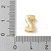 Brass Micro Pave Clear Cubic Zirconia Initial Multi-strand Links KK-S520-01G-23-3