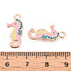 Marine Animals Alloy Enamel Pendants ENAM-T022-34C-3
