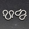 925 Sterling Silver S-Hook Clasps STER-F014-04A-1
