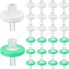 Olycraft 100Pcs 2 Colors Plastic Disposable Microporous Needle Syringe Filter AJEW-OC0002-54-1