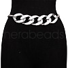 Alloy Chunky Cuban Link Chain Belts for Dress FS-WG9B36C-02-1