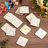 Unfinished Wood Slices WOOD-WH0024-159B-4