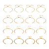 16Pcs 4 Style Adjustable 304 Stainless Steel Chain Link Bracelets Making AJEW-TA0001-24-2