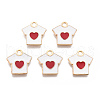 Alloy Enamel Pendants ENAM-S121-088-3