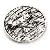 Eye of Ra Alloy & Plastic Brooch Pin JEWB-Z031-07AS-3