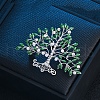 Tree of Life Green Enamel Pins PW-WGD25BB-01-4