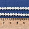 Electroplated Synthetic Non-Magnetic Hematite Beads Strands G-U003-13B-4
