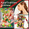 SUNNYCLUE 72Pcs 12 Styles Christmas Plastic Cabochons FIND-SC0011-30-5