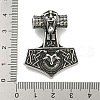 316 Surgical Stainless Steel Pendants STAS-E212-84AS-3