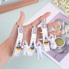 3Pcs Astronaut Keychain Cute Space Keychain for Backpack Wallet Car Keychain Decoration Children's Space Party Favors JX317C-4