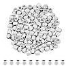 FIBLOOM 100Pcs Brass Spacer Beads KK-FI0001-02A-S-1