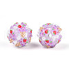 Round Resin Beads RESI-T059-02C-2