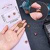 Beebeecraft 6Pcs Halloween Brass Enamel European Beads KK-BBC0015-40-3