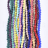 Spray Painted Non-magnetic Synthetic Hematite Beads Strands G-T124-33A-2