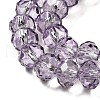 Transparent Baking Paint Glass Beads Strands X1-DGLA-A034-T8mm-D07-3