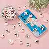 60pcs Resin cabochons cartoon cute cow patch DIY material accessories(2 styles) JX613A-6