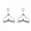 Natural Freshwater Shell Pendants KK-T062-25P-NF-1