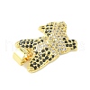 Brass Micro Pave Cubic Zirconia Pendants ZIRC-F138-04G-3