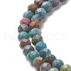 Natural Red Corundum/Ruby and Sapphire Beads Strands G-G989-A05-A-3