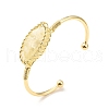 Natural Lemon Quartz Horse Eye Wrapped Cuff Bangle G-D458-02G-02-RS-4