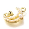 Brass Pendents KK-R212-11G-2