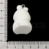 Flocking Resin Cute Pendants RESI-D072-01C-3