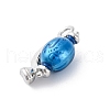 304 Stainless Steel Enamel Connector Pendants STAS-B085-29P-2