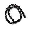 Natural Black Onyx(Dyed & Heated) Beads Strands G-U018-G07-01-2
