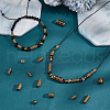   120Pcs 12 Styles Tibetan Style Alloy Tube Beads FIND-PH0020-80-5