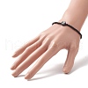 Halloween Theme Glass Seed & Polymer Clay Beaded Stretch Bracelet for Women BJEW-JB09269-3