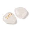 Natural Quartz Crystal Heart Engraving MBTI Figurines Statues for Home Office Desk Decorations X1-G-K353-05N-2