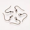 Brass Earring Wire Hooks X-KK-Q369-AB-1