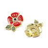 Brass Micro Pave Cubic Zirconia Pendants KK-R229-04G-2