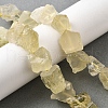 Natural Lemon Quartz Beads Strands G-S386-C17-1