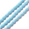 Faceted Glass Beads Strands GLAA-E037-01G-1