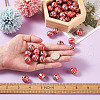Natural Wooden Beads WOOD-TAC0010-04D-16