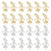 CHGCRAFT 24Pcs 2 Colors Brass Links/Connectors KK-CA0002-74-1