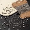 DIY 304 Stainless Steel Curb Necklace Making Kits DIY-LS0002-89P-4