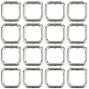 SUNNYCLUE Square Tibetan Style Alloy Beads Frames FIND-SC0008-70-1