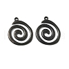 Ion Plating(IP) 304 Stainless Steel Pendants STAS-P322-11B-1