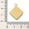Ion Plating(IP) 304 Stainless Steel Pendants STAS-P371-020G-3