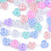 Resin Imitation Pearl Bead Caps X-RESI-N036-01B-1